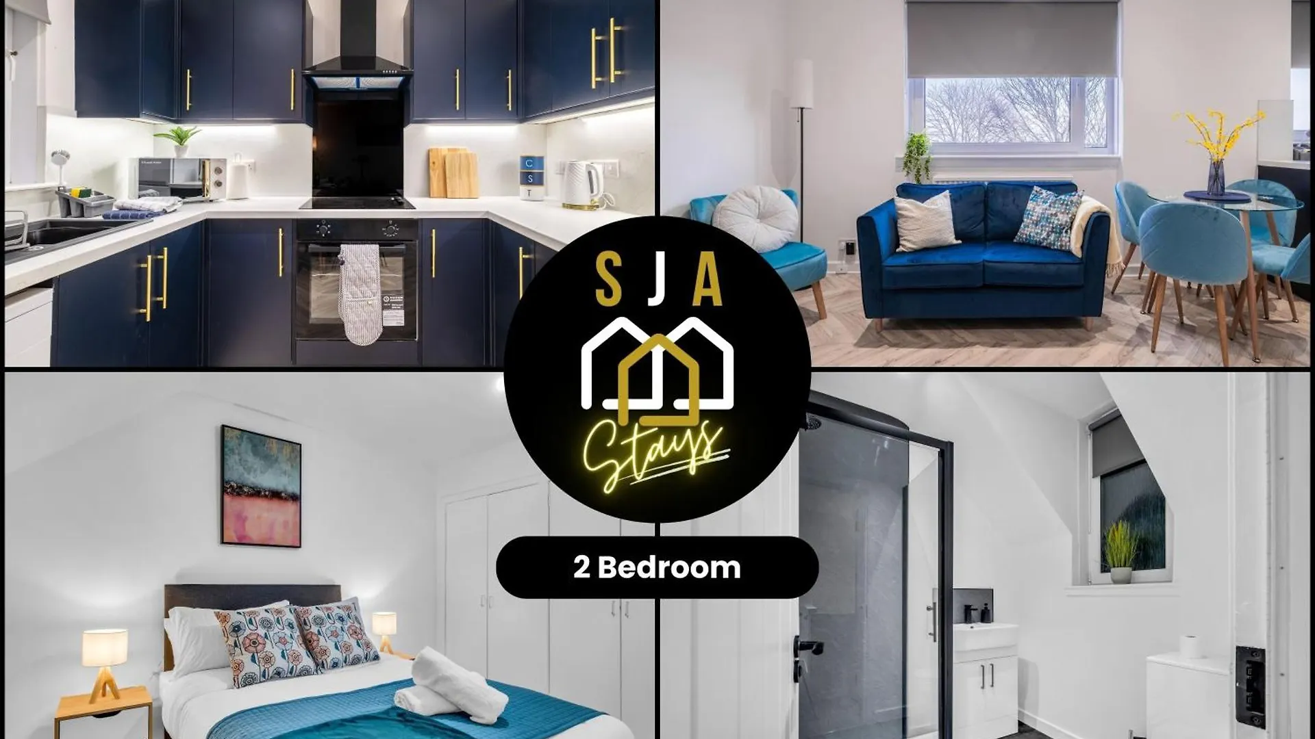 Spital Stay - Sja Stays - Modern 3 Bed Apartment Aberdeen